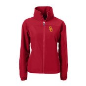 USC Trojans Women's Cardinal SC Interlock Charter Eco Recycled Full-Zip Jacket